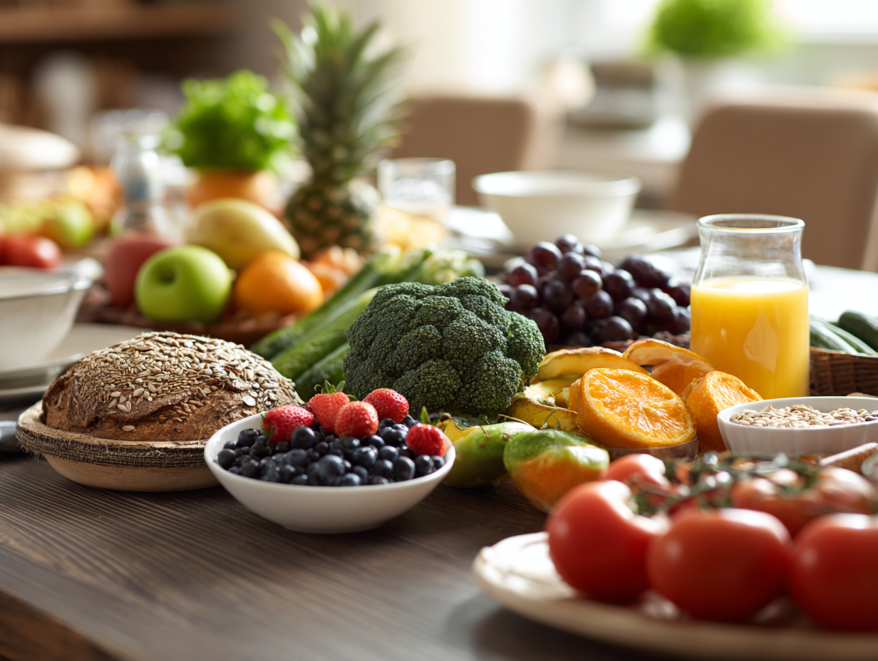 Свіжі овочі та інгредієнти